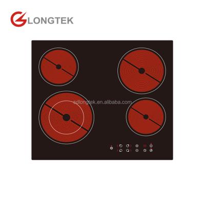 China Household Appliances Kitchen Electric Ceramic Hob 4 Burners Induction Built-In Dish Cooktop for sale