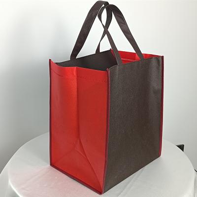 China Wholesale Tote Non Woven Bag Promotional Shop Shopping Bag Eco-friendly Reusable Bag for sale