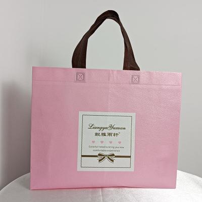 China Factory Price High Quality Promotional Reusable Eco Friendly Advertising Tote Non Woven Shopping Bag for sale