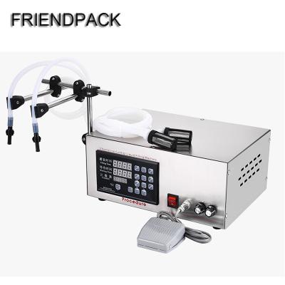 China GFK280D Food Wholesale 2 Nozzles Diaphragm Pump CNC Liquid Filling Machine For Water for sale