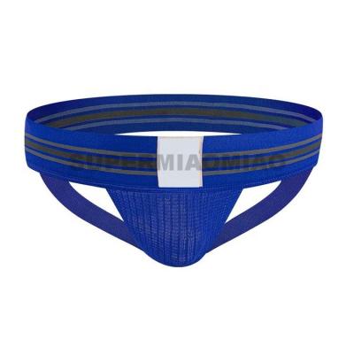 China Antibacterial Combed Cotton Jockstraps For Sexy Gay Sports Men's Jockstrap Men's Underwear for sale