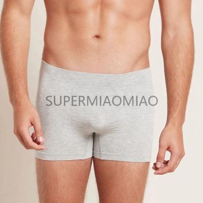 China Antibacterial Comfortable Bamboo Boxer Underwear Seamless Boxers Smell-Resistant Underwear For Men's Bamboo Boxer Underwear for sale