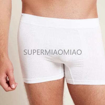 China Original Mid Thigh Length Antibacterial Men's Boxer Bamboo Underwear With Bamboo Seamless Briefs And Solid Logo Enerup OEM/ODM Men's Boxers for sale