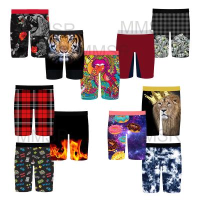 China Antibacterial Men's Briefs Boxer Underwear Mens Boxers Long Backwood Boxer Briefs Batter Underwear for sale