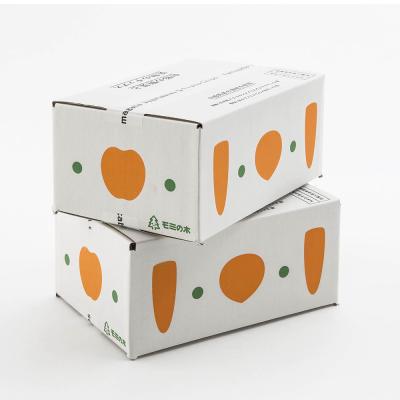 China Recyclable OEM Printed Corrugated Cardboard Paper Fruit Vegetable Shipping Cardboard Packaging Box for sale