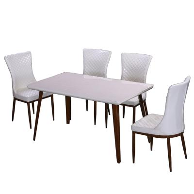 China Modern Furniture Durable Dining Table Set 6 Dining Chairs Table and Chairs Furniture Sets for Room for sale