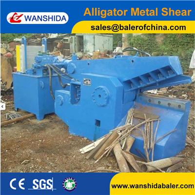 China China WANSHIDA Q43-1200 Scrap metal cutting machine alligator steel guillotine shear for sale