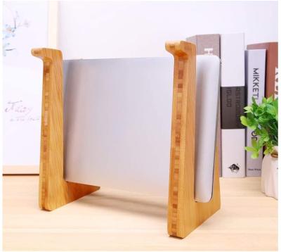 China (Size)Adjustable Portable Home Mobile Phone Tablet Stand Bamboo Wood Smart Phone Dock Desktop Charging Stand for sale