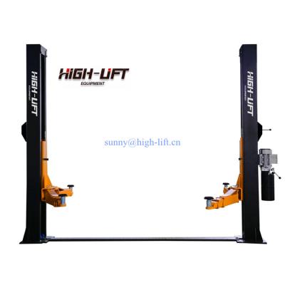 China Car Lifting Equipment 2 Post Car Lift 12000 lbs Single Side Manual Release 5500kg for sale