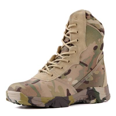 China High Quality Outdoor Activies Camouflage Outdoor Trekking Hiking Shoes Botas Tactical Boots For Men for sale