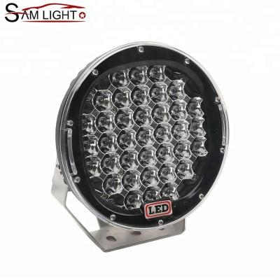 China Black 185W Jeep Truck Led Headlights 9 Inch Led Driving Light LED Highlight For JEEP TRUCK TRACTOR for sale