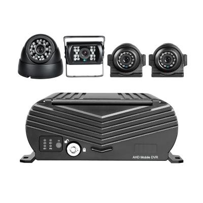 China NIGHT VISION DVR Kit 4 Channel 1080P 4G WIFI GPS AHD HDD Mobile DVR With Both Sides Waterproof Front Rear View 4 Cameras for sale