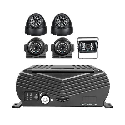 China NIGHT VISION 8 Channel 4G WIFI GPS 1080N AHD HDD DVR Mobile Kit Live View Camera on PC Phone with 5 IR Cameras for Truck/Bus/Van/RV for sale