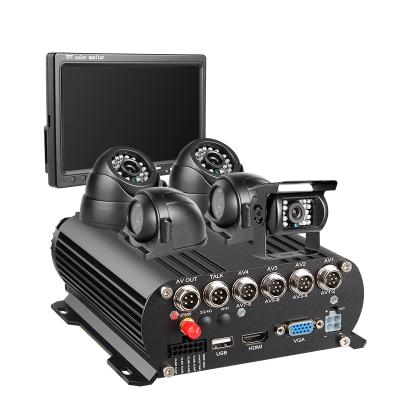 China NIGHT VISION CCTV System with 8CH GPS 1080P AHD HDD Mobile DVR 7 inch VGA Monitor and 5 Waterproof IR Night Vision Cameras for sale