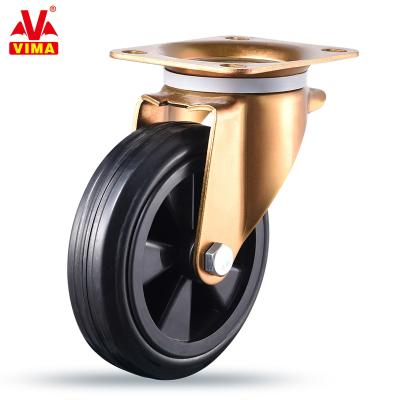 China OEM Heavy Duty 6 Inch VIMA Caster Wheel Garbage Waste Bin Caster Industrial Swivel Wheel Trash Bin Caster OEM ODM Heavy Duty for sale