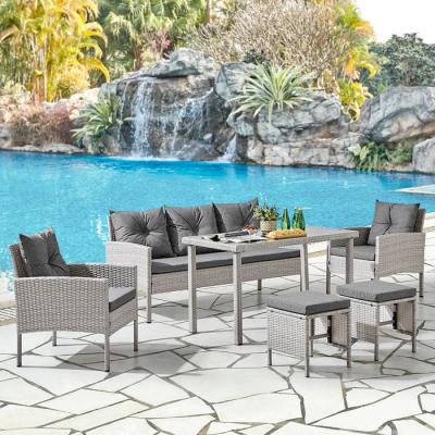 China Modern garden furniture outdoor  patio furniture rattan furniture  set for sale