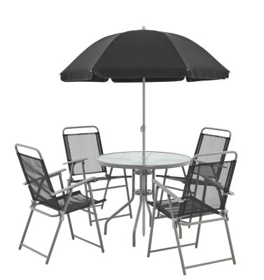 China Modern garden furniture outdoor  patio furniture folding  textilene set for sale