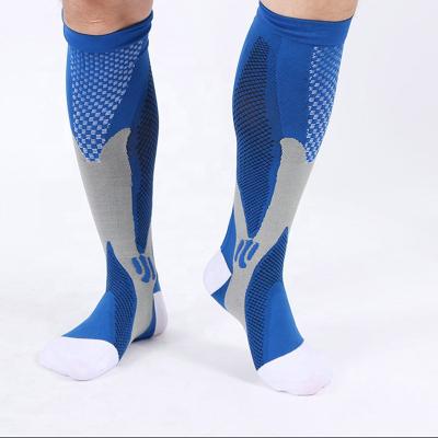 China Antibacterial Hot Selling Breathable Custom Logo Sports Compression Socks For Sports for sale