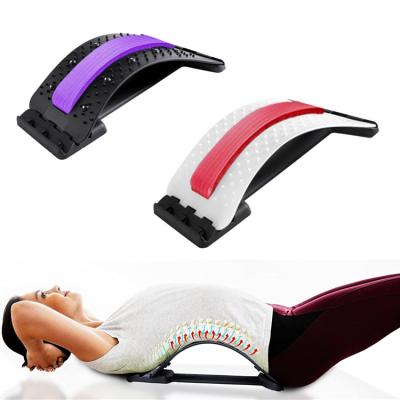 China hot sale 3-level magnet therapy adjustable brace lumbar support back stretcher for sitting and lying use for sale