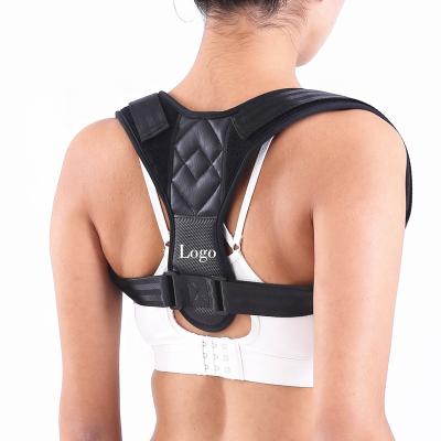 China FangAo Comfortable High Quality Comfortable Velvet Back Brace Clavicle Support Posture Corrector for sale