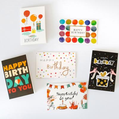 China Wholesale Europe Happy Birthday Embossed Custom Printing Greeting Cards for sale