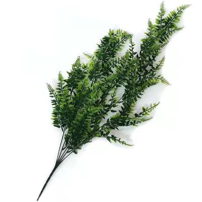 China Plastic+iron wire Wholesale Price Artificial Plants Artificial Hanging Grass for Wall Decoration for sale