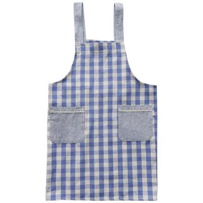 China Factory Style Nordic Cheap Waterproof Apron Sleeveless Custom Barber Apron Household Soft Cotton Outlet Apron for sale