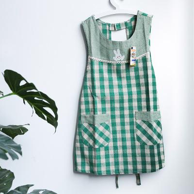 China High Quality Nordic Style Household Stripe Cooking Apron Restaurant Apron Sleeveless Cooking Apron With Pocket for sale