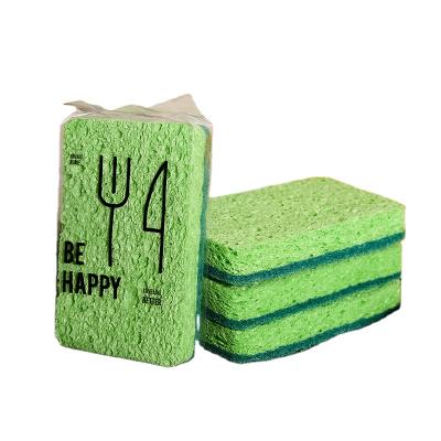 China Wholesale Viable Magic Dish Cellulose Cotton Pulp Wood Hemp Plant Cleaning Sponge for Washing Dishes for sale