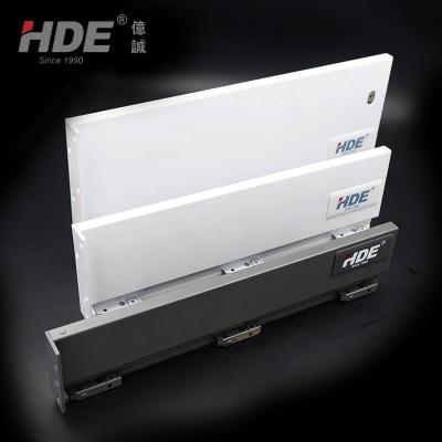 China Contemporary Cold Rolled Steel Integral Drawer Slide With Locking Device Furniture Metal Box Drawer Slide for sale