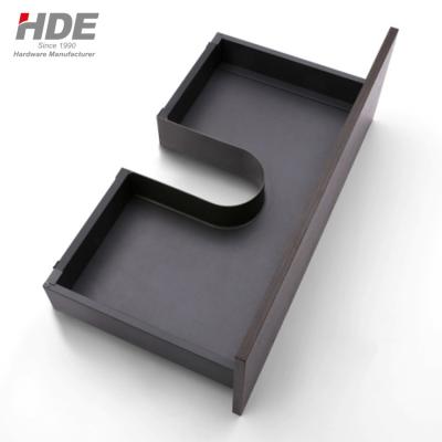 China OEM Contemporary U-Shape Furniture Bathroom Cabinet Plastic Sliding Kitchen Drawer Accessories for sale