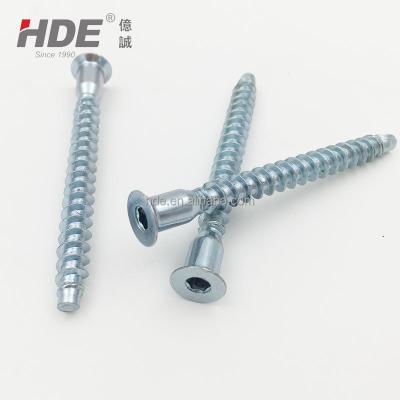 China Multi Pan Reliable Stainless Steel Euro Screw Thread Size Furniture Insert Confirmat Screw for sale