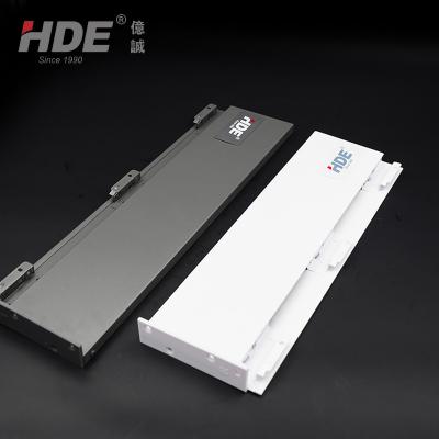 China Furniture China Factory Wholesale Heavy Duty Hidden Drawer Slide Powder Coating Metal Box Rail Drawer Channel for sale