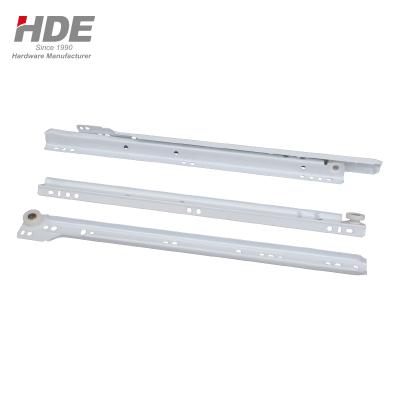 China Contemporary Professional Manufacture Undermount Stainless Steel Smooth Soft Narrow Drawer Slides For Furniture for sale