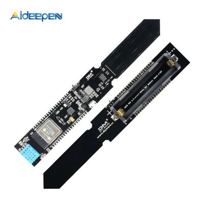 China Wireless Moisture Soil Moisture Sensor ESP32 DHT11 CP2104 WIFI Soil Moisture Sensor Detection Module 18650 Battery Shield for sale