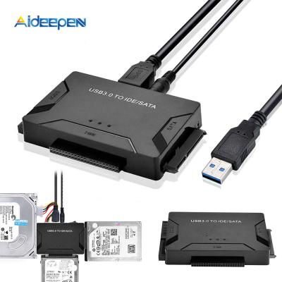 China Desktop USB 3.0 to IDE/SATA Converter Hard Drive Adapter with Power Switch 2.5