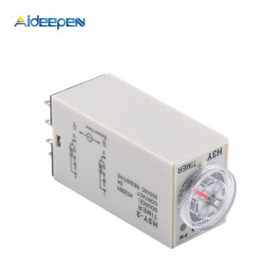 China H3Y-2 Delay Timer DC 12V 24V AV 110V 220V Time Relay With Base 0-30 Second 30 Minute Countdown Timer Mini Time Relay XU0056 XU0055 XU0053 050588 050587 050589 050592 for sale