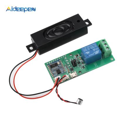 China HLK-V20 DIY Serial Port Intelligent Voice Recognition Voice Control Switch Module 31*75mm for sale