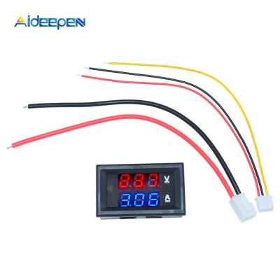 China Digital Voltmeter Ammeter DC 100V 10A Panel Ampere Voltage Current Meter Tester 0.56