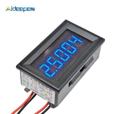 China Blue LED 5 Digit DC 0-4.3000-33.000V Digital Voltmeter Voltage Meter Car Panel 45 x 26 mm (L*W) for sale