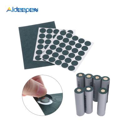 China High Temperature 18650 Li-ion Battery Insulation Pad Barley Paper Battery Pack Cell Insulated Pads for sale