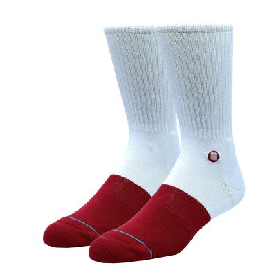 China 2021 Wholesale Men's High Grade Fashion Crew Socks QUICK DRY Cotton for sale