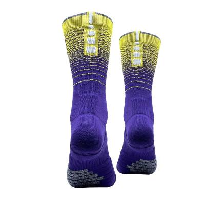 China High Grade QUICK DRY Famous Brand Polyester Custom Sports Socks Men Running Crew for sale