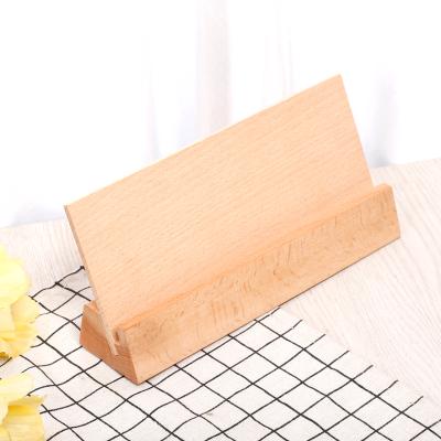 China Wood Most Popular Beech Wood Photo Frame DIY Figure Stand for sale