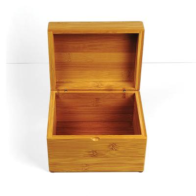 China 2021 Sustainable Recipe Hot Selling Eco-friendly Bamboo Box for sale