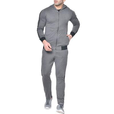 China Polyester Breathable Tracksuit Zipper Full Zipper Casual Hoodies Plain Hoodies No String Men for sale