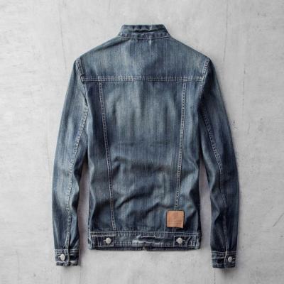 China Autumn Casual Slim Denim Jacket Jean Jackets Plus Size Men's Jacket High Quality Anti-wrinkle for sale