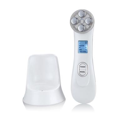 China Skin Tightening Facial Beauty Instrument Factory Price Whitening Firming EMS RF Face Massager Skin Care Device for sale