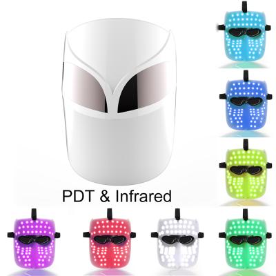 China Pigment Removal Infrared PDT Photon Light Beauty Equipment Therapy 7 Colors LED Facial Mask for sale