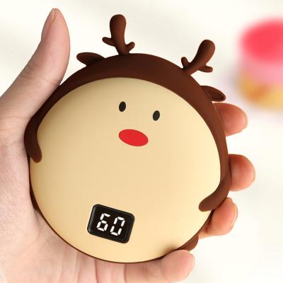 China Electric Rechargeable Outdoor Hand Heater Winter Neck Warmer Device USB Hand Warmer Mini Cartoon Portable Energy Saving Power Bank for sale